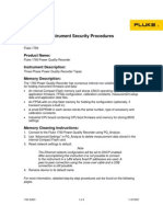 Instrument Security Procedures: Model