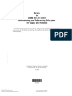 ASME Y14.43-2003 (R2008) Dimensioning and Tolerancing Principles For Gages and Fixtures