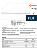 Pilot Operated, Balanced Piston Relief Valve: Download