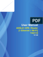 User Manual - TAD110（排版）