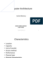 Computer Architecture: Cache Memory