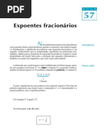 Expoentes Fracionários