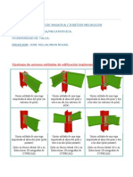 Tipologia de Uniones Soldadas de Edificacion Implementadas