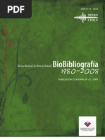 Biobibliografía. Museo de Historia Natural 1980-2008. (2009)