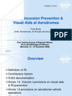 Runway Incursion and Visual Aids