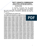 NET Result Dec2011