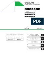 DR200 Parts List