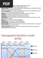 Geography - Population and Settlements