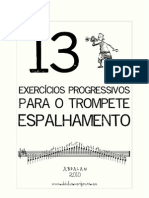 13 Exercicios Progressivos para o Trompete - Espalhamento