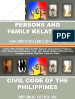 Persons and Family Relations