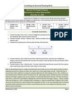 Discounting A Interest Bearing Note