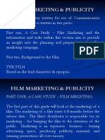 Film Marketing and Publicity