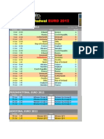 Jadwal Euro 2012