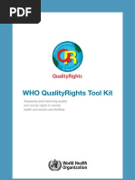 Who QualityRights Toolkit Docket 2012