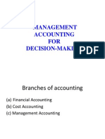 Management Accounting FOR Decision-Making