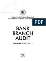 Final Bank Branch Audit 2012