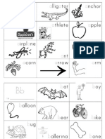 Alligator Anchor Applebee's Athlete Apple Airplane Ant Ax Acorn Arrow Arm