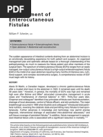 Management of Enterocutaneous Fistula