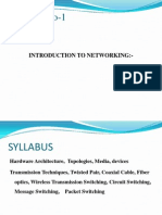 Chapter No-1: Introduction To Networking