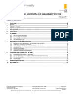 Guide To The Monash University Ohs Management System: February 2011