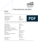 The Mirfield Free Grammar and Sixth Form Ofsted Report 2012