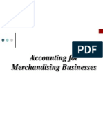 Accounting For Merchandising Business