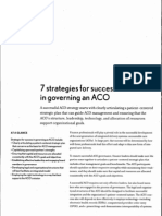 7 Strategies For Success in Governing An ACO