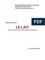 Le Lait Qualite - Hygene - Maladie Transmise