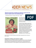 Stanford Researchers' Cigarette Ad Collection Reveals How Big Tobacco Targets Young Women and Girls