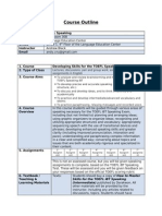 Toefl Speaking Syllabus