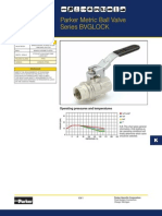 BVG4P 1 LOCK Parker Brass Ball Valve