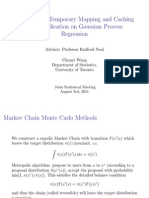 MCMC With Temporary Mapping and Caching With Application On Gaussian Process Regression