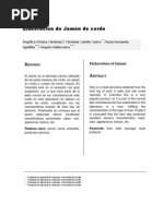 INFORME 7 Elaboración de Jamon