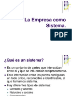 La Empresa Como Sistema.