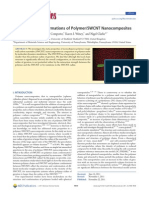 Structure and Conformations of Polymer/SWCNT Nanocomposites