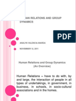 Human Relations and Group Dynamics