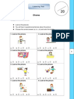 Chores Teststudent Sheet