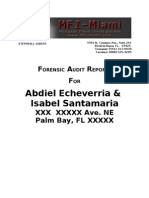 Forensic Mortgage Fraud Audit Report (MFI Miami) Echeverria, Et Al Vs Bank of America, Et Al.