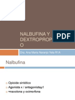 Nalbufina y Dextropopoxifeno