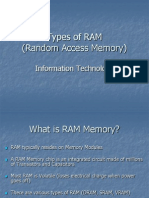 Types of RAM (Random Access Memory) : Information Technology