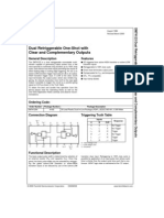 DM74123 Dual Retriggerable One-Shot With Clear and Complementary Outputs