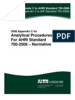 2008 Appendix C To AHRI Standard 700-2006