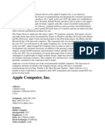 Apple Computer, Inc.: Address