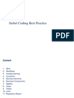 Siebel Coding Best Practice