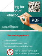 Counselling For Cessation of Tobacco: P Raju Dy. District Education Media Officer District Medical Office, Malappuram