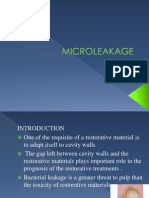 Microleakage Seminar