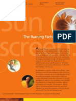 Sun Screen:: The Burning Facts