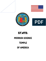 State: Moorish Science Temple of America Booklet