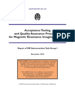 Quality Assurance For MRI by AAPM