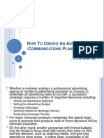 Communication Plan Advertising